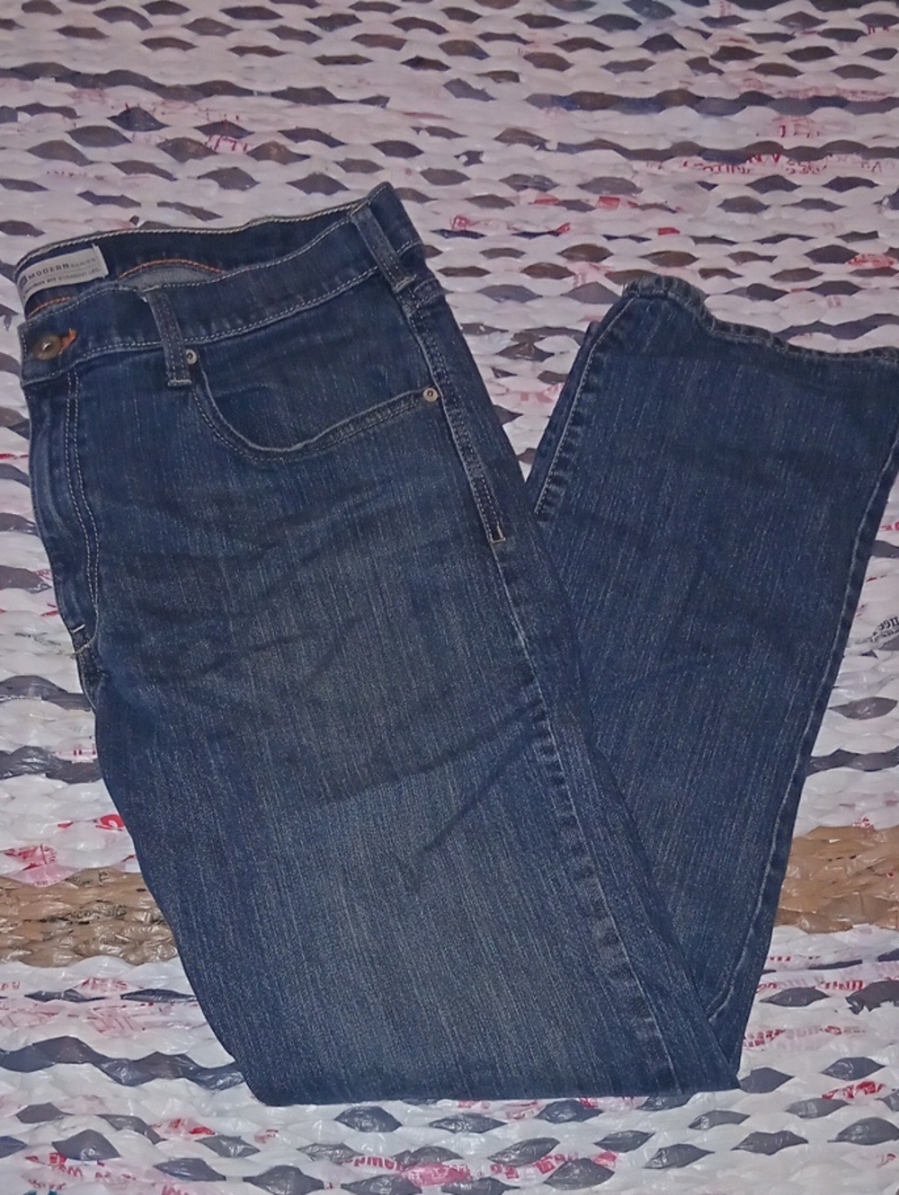 Lee Modern Series Straight Fit Straight Leg Classic Dark Blue Jeans